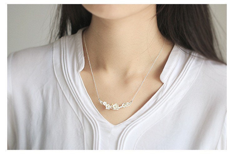 Necklace 925 sterling silver Christmas gift B03