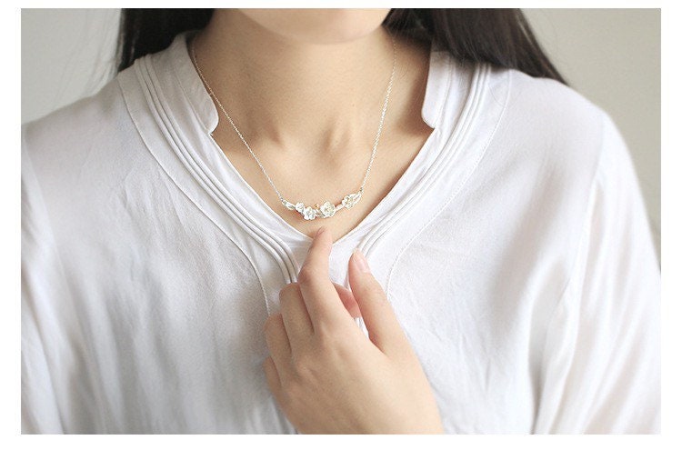 Necklace 925 sterling silver Christmas gift B03