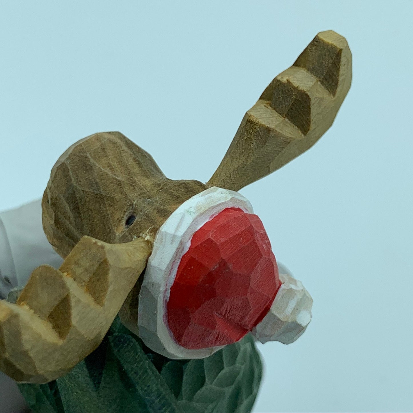 YEEYAYA bull elk woodcarving Stag Buck deer Wood collectibles hand made wood Figurines reindeer Figurine Merry Christmas gift