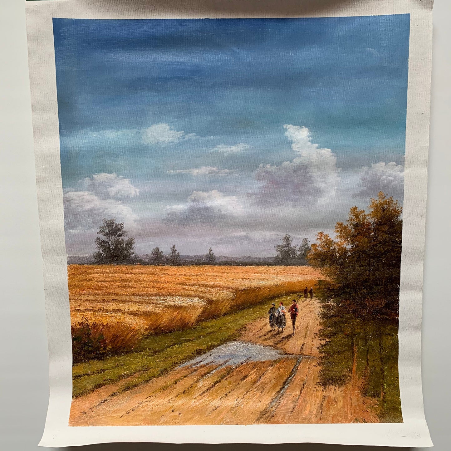 100% hand-painted 20in×24 in oil paintings The classical field