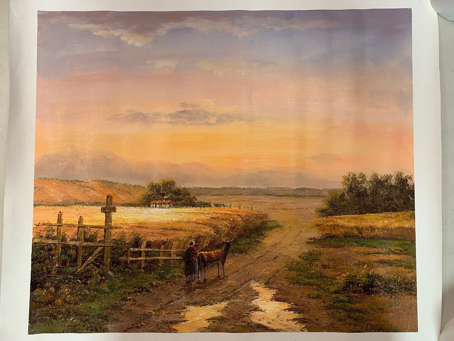 100% hand-painted 20 in×24 in oil paintings The classical field