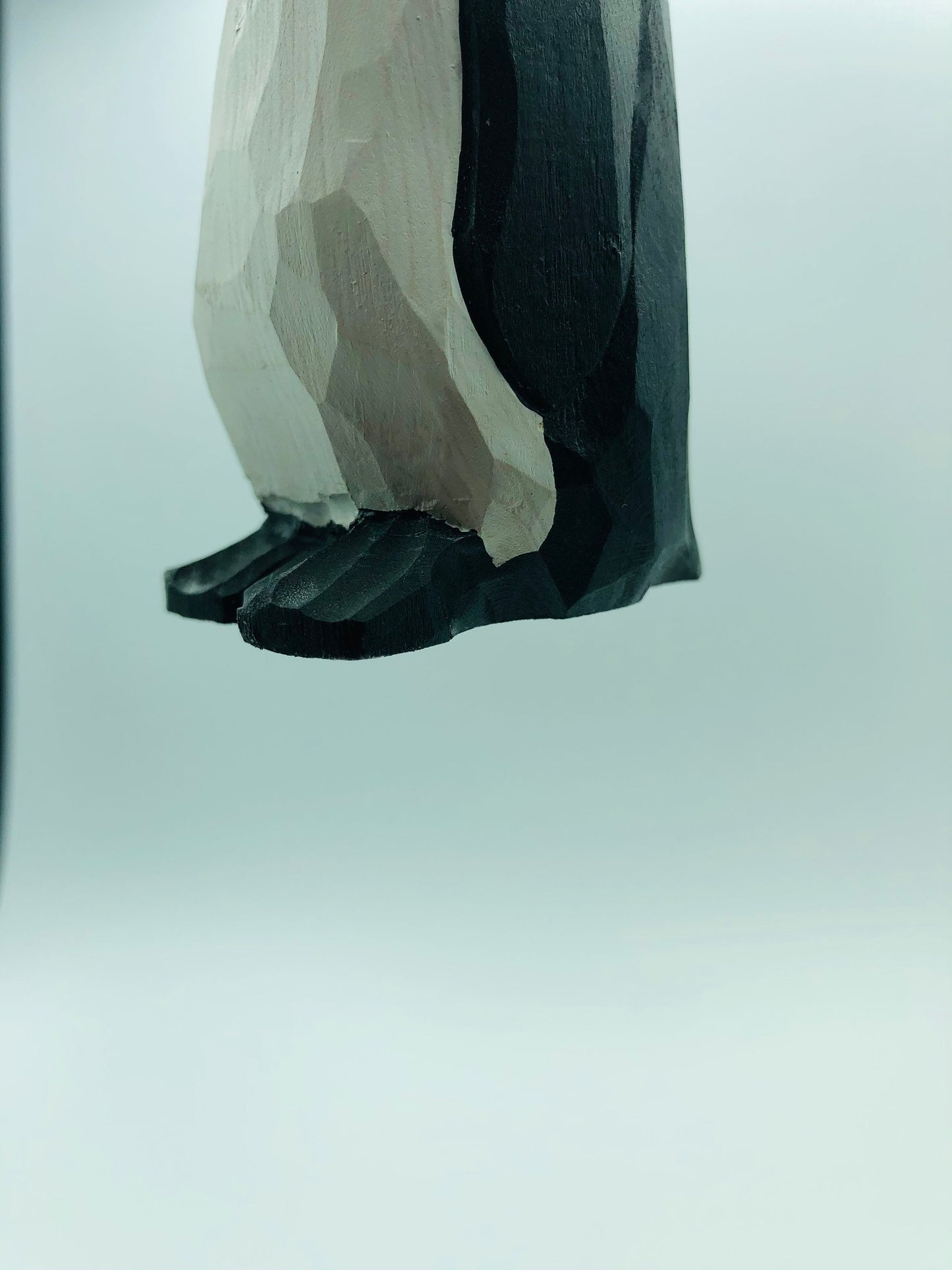 YEEYAYA penguin Wood sculpture woodcarving. hand made wood Figurines wood carving Hand Carved Figurine Merry Christmas gift