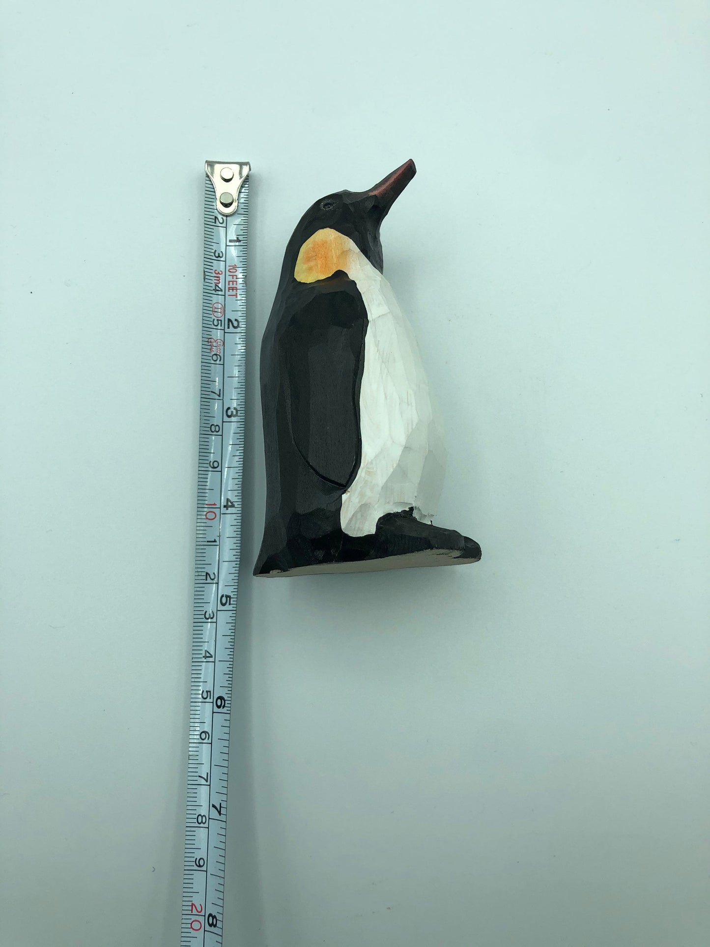 YEEYAYA penguin Wood sculpture woodcarving. hand made wood Figurines wood carving Hand Carved Figurine Merry Christmas gift