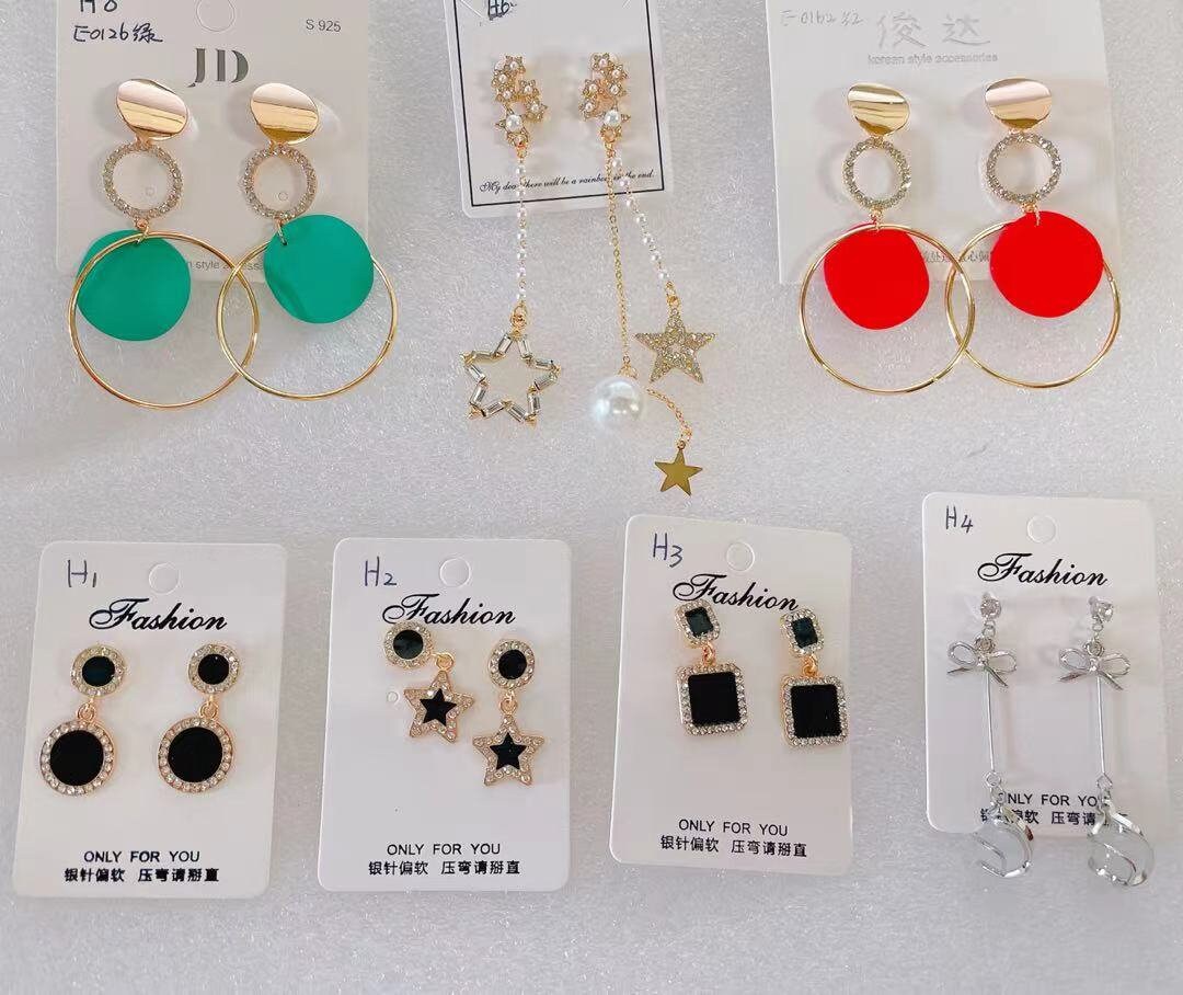 Pretty Drop Earrings for Women Jewelry 8 Pair/set