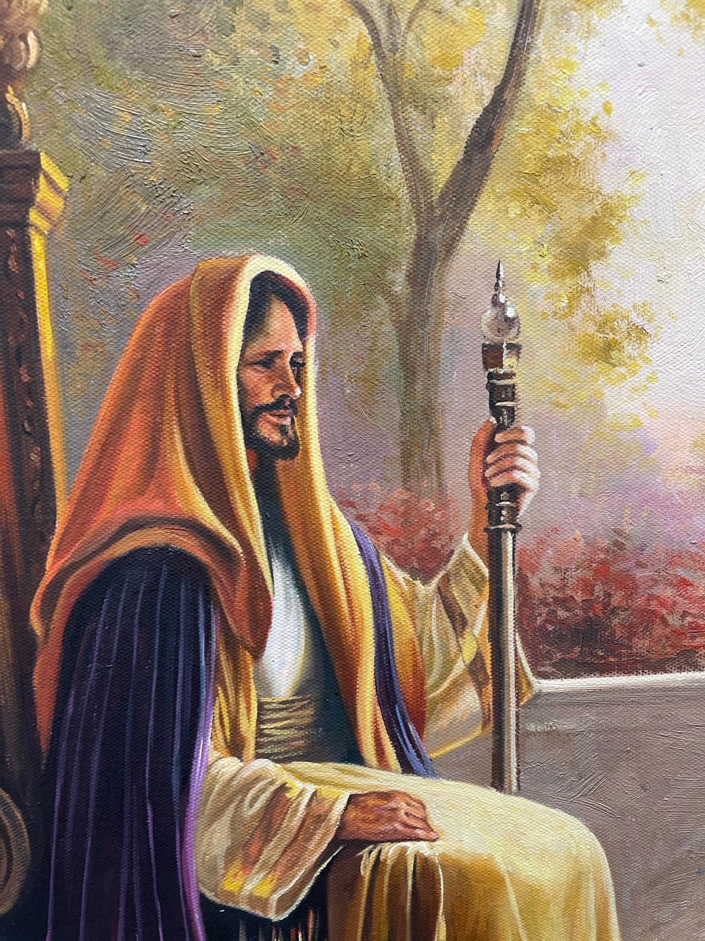 100% hand-painted Jesus 36x24 inch oil paintings The classical field