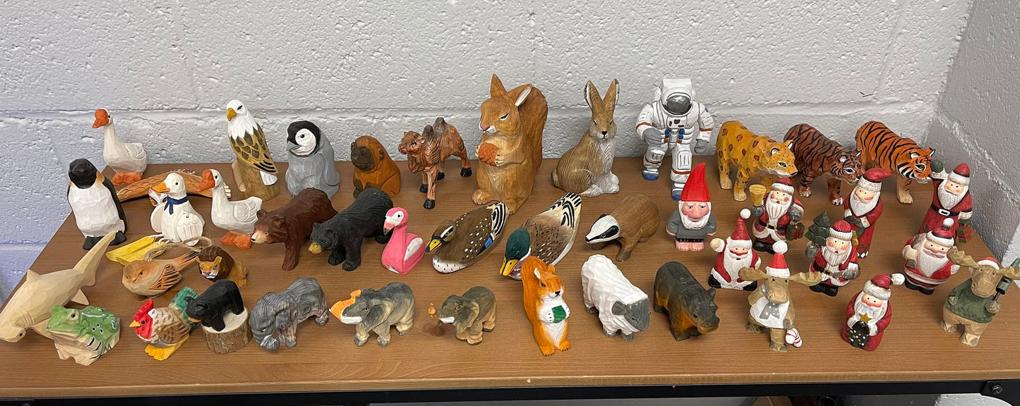 Multi Wood sculpture combine package