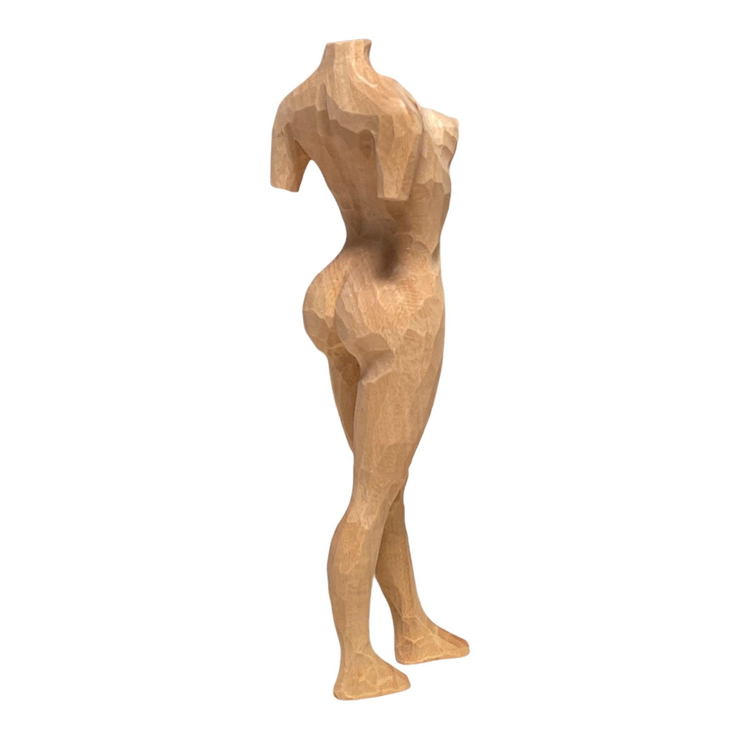 YEEYAYA 6”Statue of Venus body Wood sculpture woodcarving Hand Carved Wood Wooden astronaut Figurine home Decor Room decor