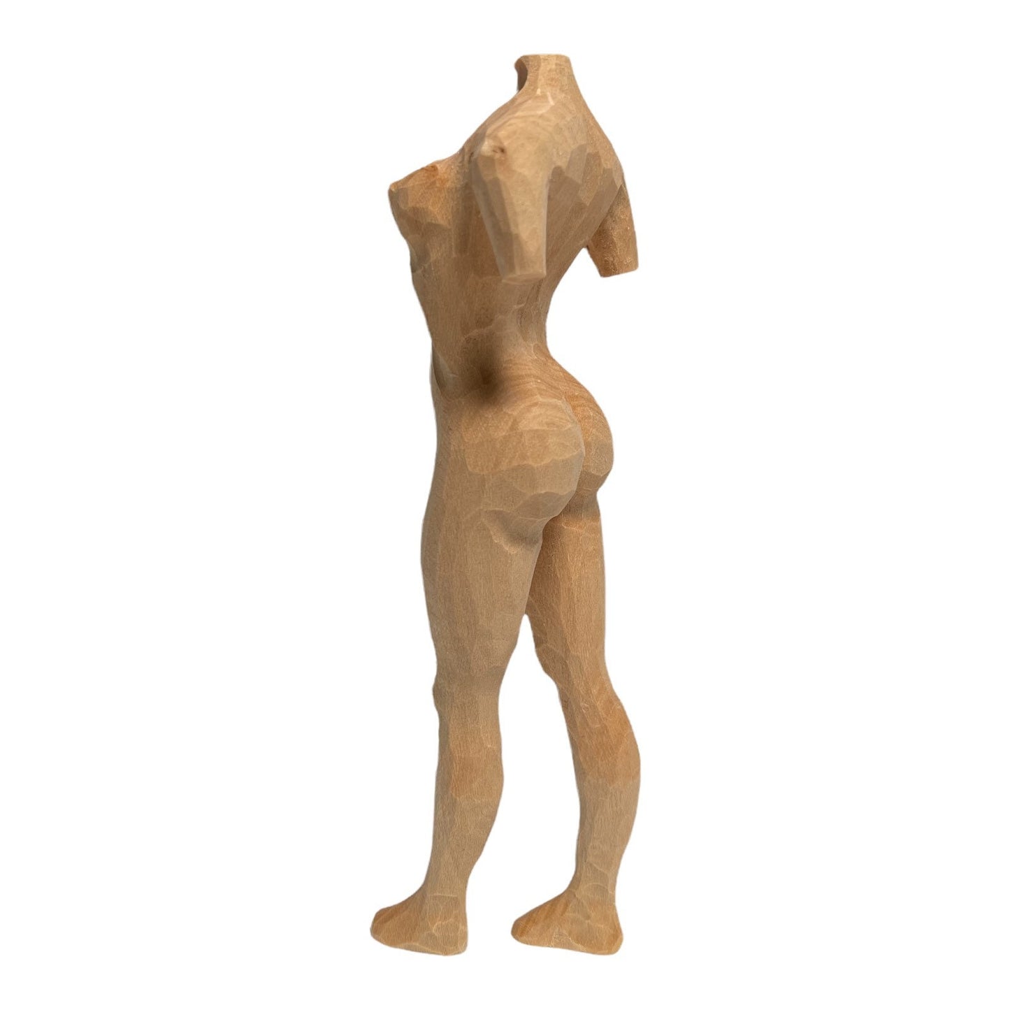 YEEYAYA 6”Statue of Venus body Wood sculpture woodcarving Hand Carved Wood Wooden astronaut Figurine home Decor Room decor