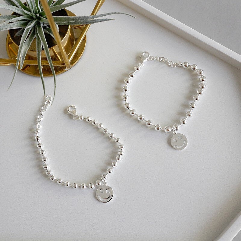 US Seller Real S925 Sterling Silver Bracelet Bangle Christmas gift with box A01