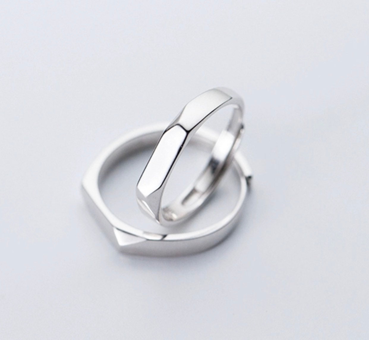 Rings US Seller S925 Sterling Silver Rings Christmas gift with box E08