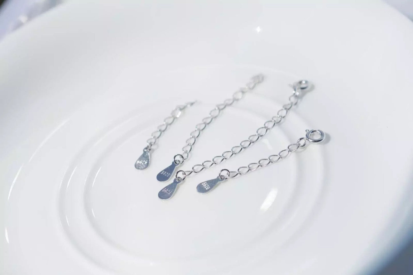 Necklace Extender bracelet Extender easy for Fit your  sizes US Seller S925 Sterling Silver  E07