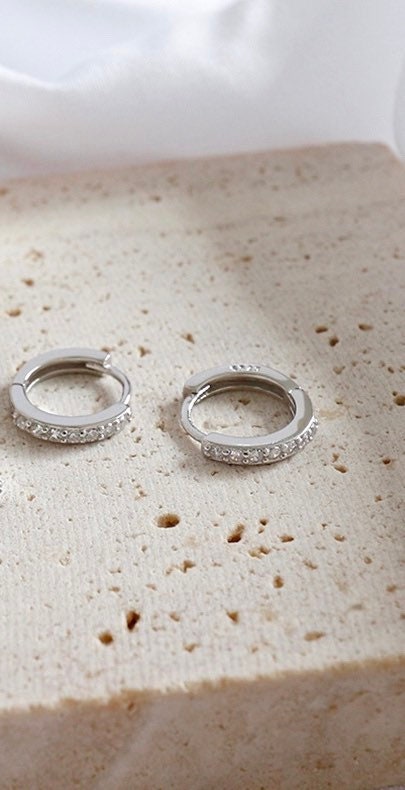 earrings 925 sterling silver earrings Christmas gif with box E09F01