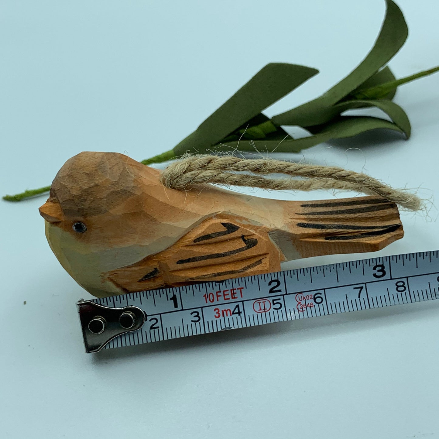 Wood sculpture Hand carved hand made wood carvings A yellow birds pendant Arts crafts