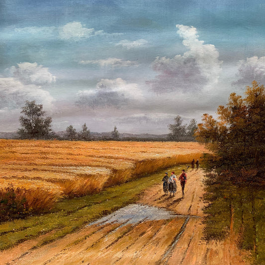 100% hand-painted 20in×24 in oil paintings The classical field