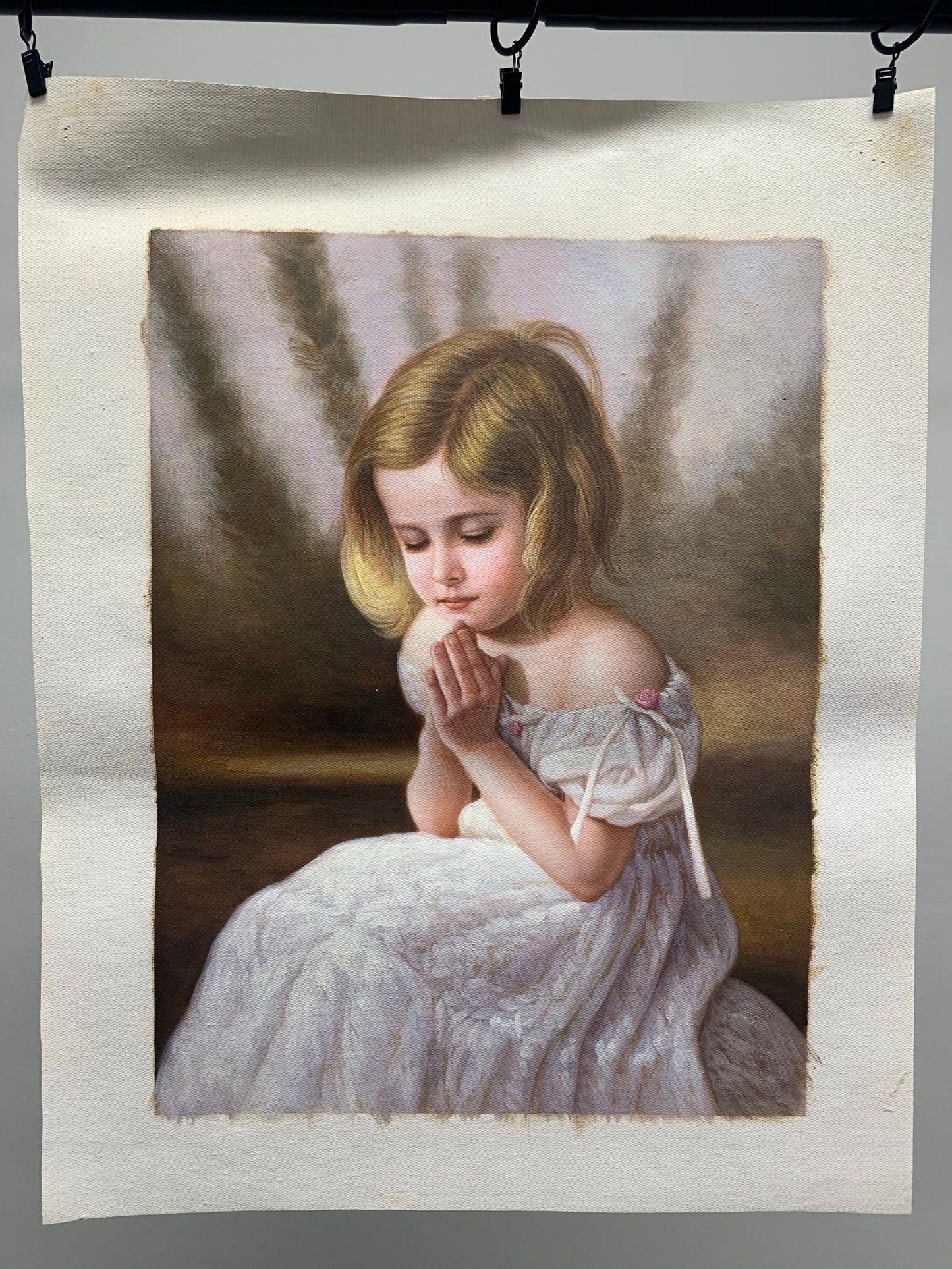 100% hand-painted 12.5 in×16.5 in oil paintings The classical field